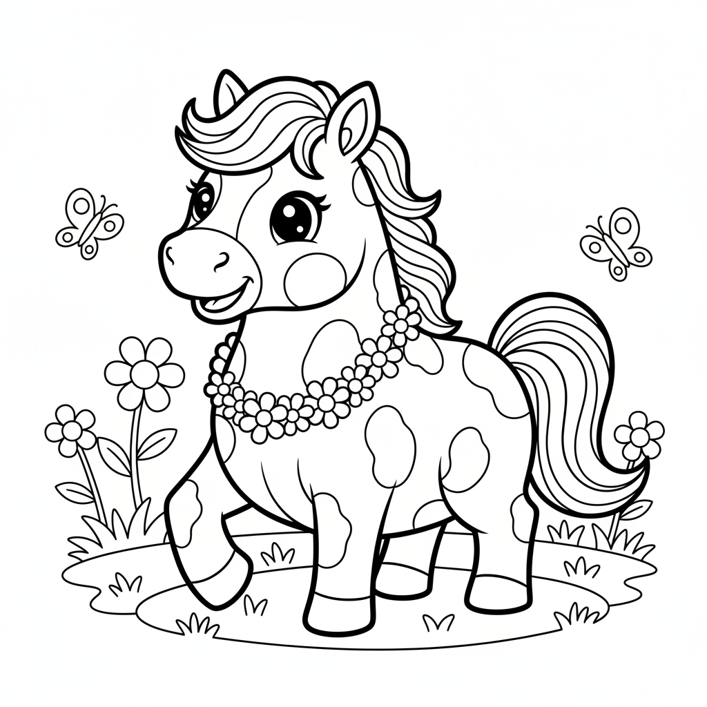 Fries coloring page for preschoolers - Standard style