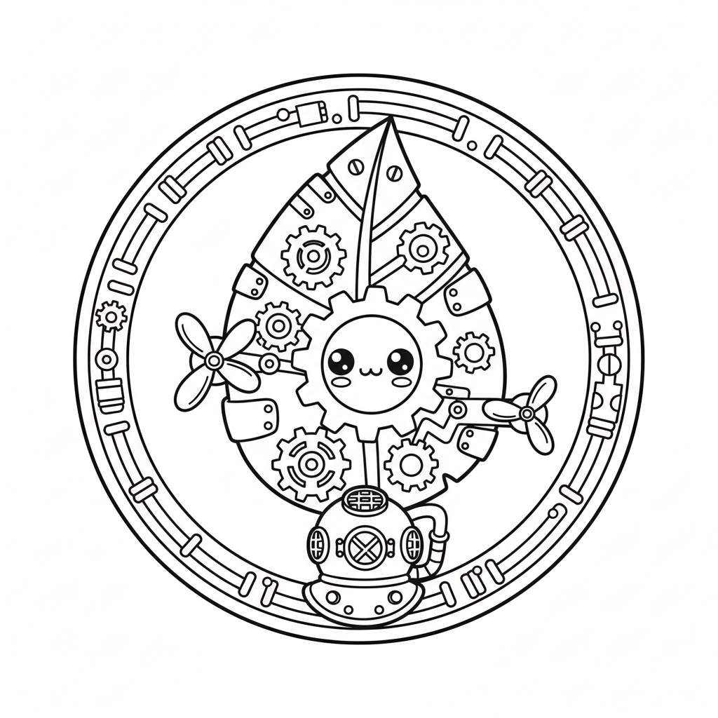 Free printable Leaf coloring page for Everyone. High-quality black and white coloring sheet designed for Everyone. Perfect for creativity and fun.