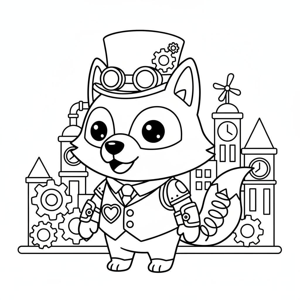 Free printable Lobo coloring page for Everyone. High-quality black and white coloring sheet designed for Everyone. Perfect for creativity and fun.