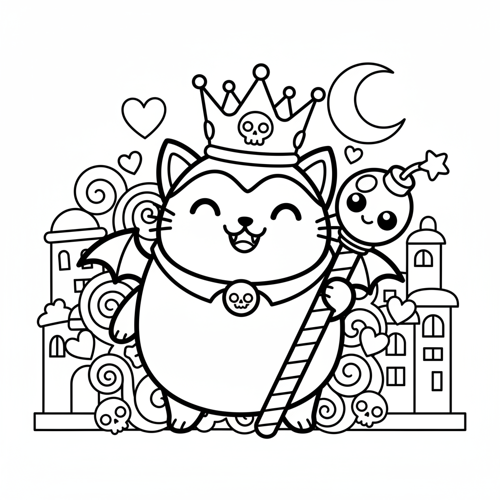 Villain coloring page for adults - Standard style